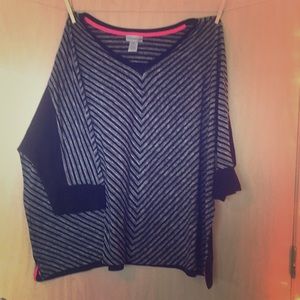 3/4 sleeve plus size blouse